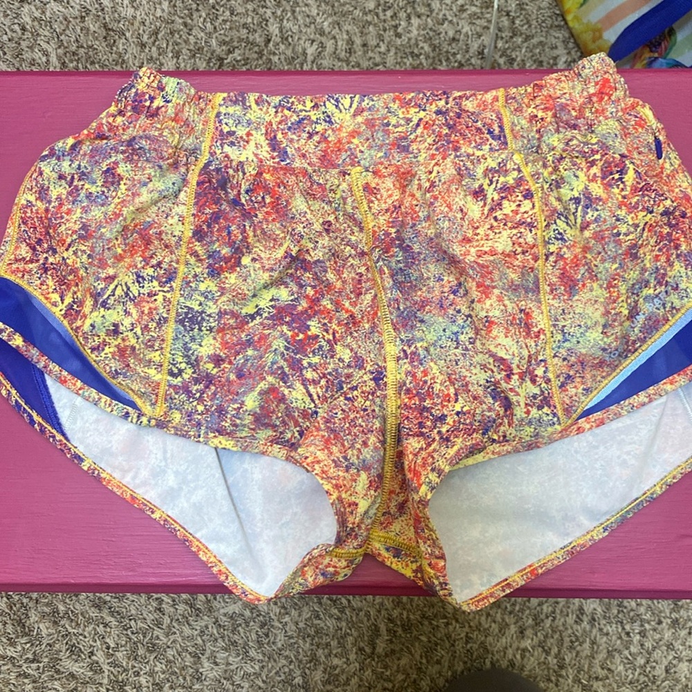 Lululemon multicolor shorts